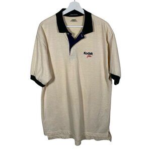 Vintage Inner Harbor Kodak Film Polo Shirt Men's Large Retro Embroidered Logo
